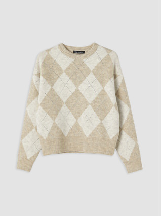 Ecru Jacquard