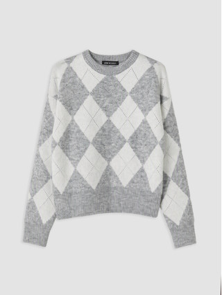 Grey Jacquard