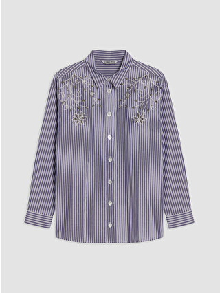 Dark Navy Striped