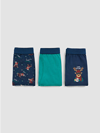 Navy Printed