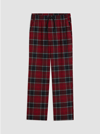 Dark Red Checked