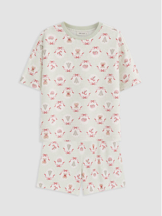 Pastel Green Printed