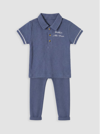 Navy Printed