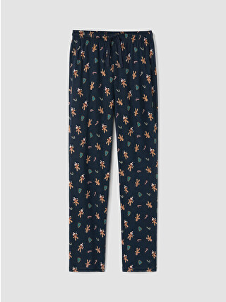 Navy Printed