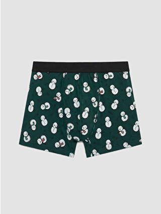Dark Green Printed