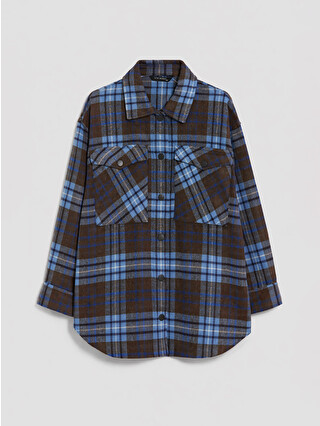 Blue Checked