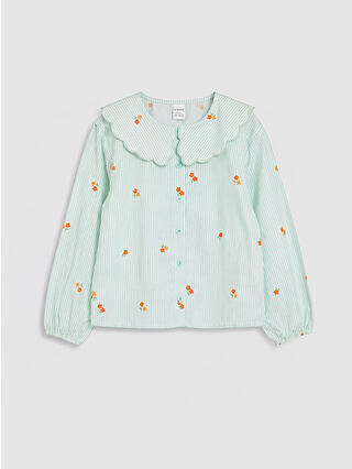 Pastel Yeşil Baskılı