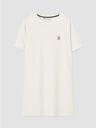 Uçuk Pembe Baskılı