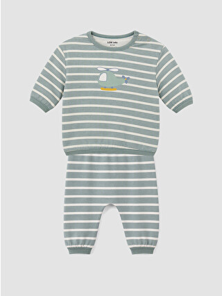 Dull Green Printed