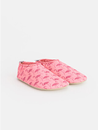 Canlı Pembe Baskılı