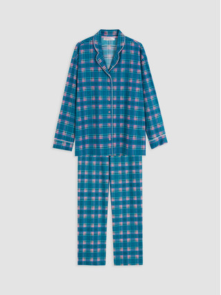 Dark Blue Checked