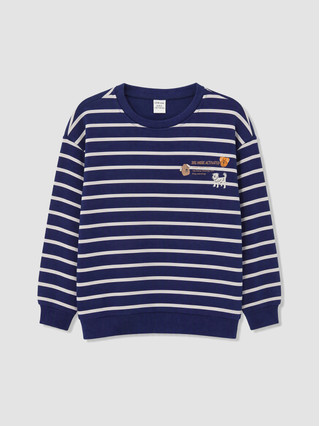 Navy Striped