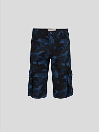 Navy Printed