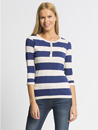 Beyaz-Açık Gri-Koyu Mavi