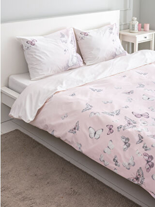 Orta Pembe Baskılı