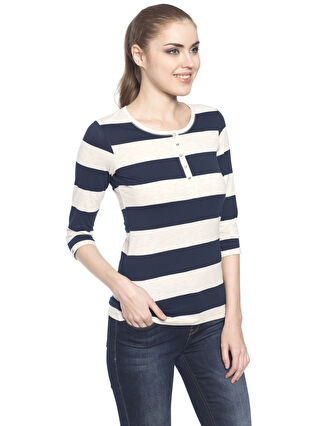 Beyaz-Açık Gri-Koyu Mavi