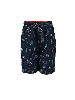 Navy Printed