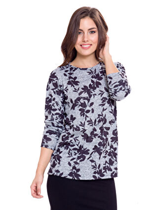 Grey Printed