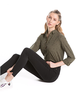 Khaki Printed