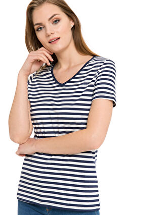 Beyaz-Açık Gri-Koyu Mavi