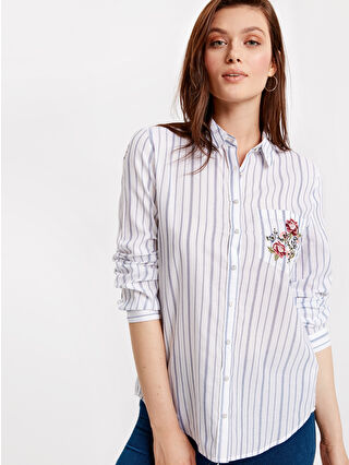 Beyaz-Açık Gri-Koyu Mavi