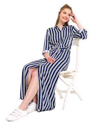 Beyaz-Açık Gri-Koyu Mavi