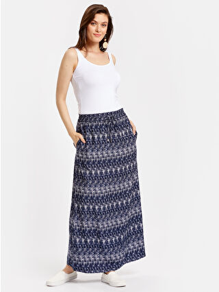 Navy Printed