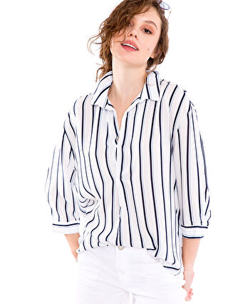 Navy Striped