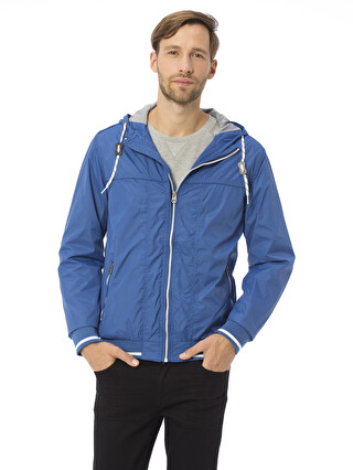 XSIDE Man Blue Coat - 8S0014Z8-JLZ | LC Waikiki