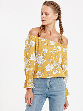 Mustard Yellow Printed