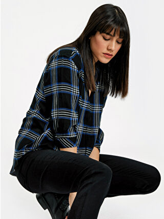 Electric Blue Checked