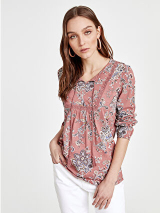 Light Dusty Rose Printed