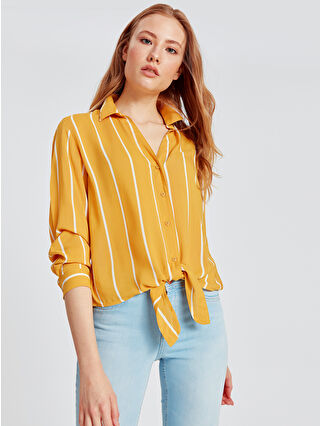 Mustard Yellow Striped
