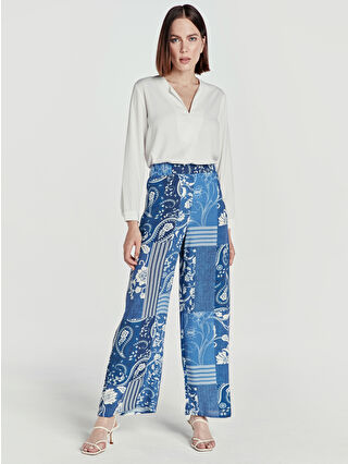 Dark Blue Printed