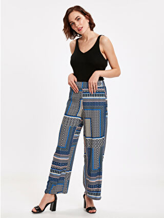 Mid Blue Printed