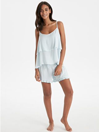 Açık Mavi Çizgili