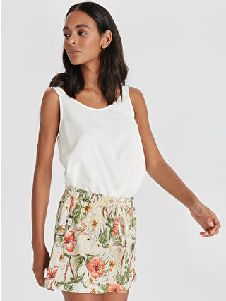 Beige Printed