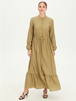 Açık Yeşil Baskılı