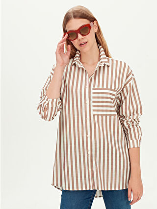 Açık Kahverengi Çizgili