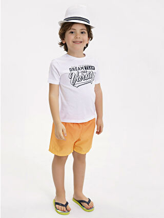 Orange Printed