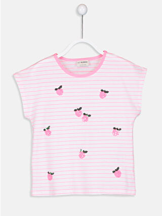 Neon Pembe Baskılı