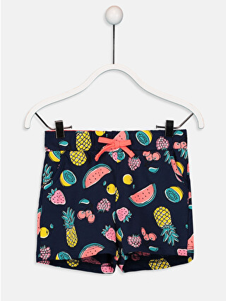 Navy Printed