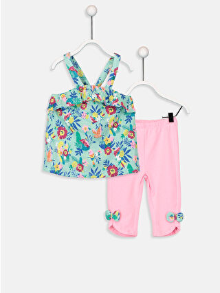 Açık Yeşil Baskılı