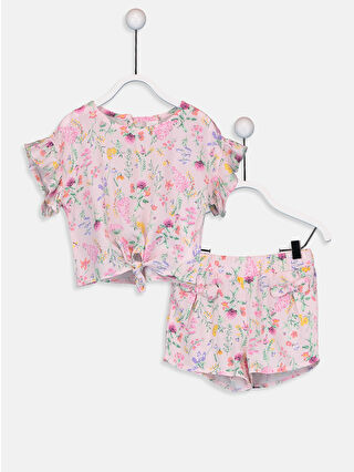 Açık Pembe Baskılı