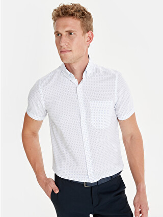 White Printed