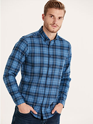 Indigo Checked