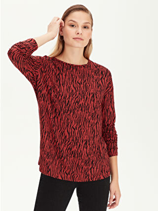 Burnt Orange Printed