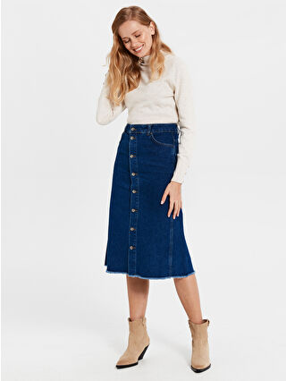 Orta Mavi Yıkamalı