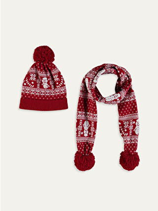 Red Jacquard