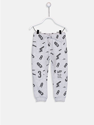 Grey Printed